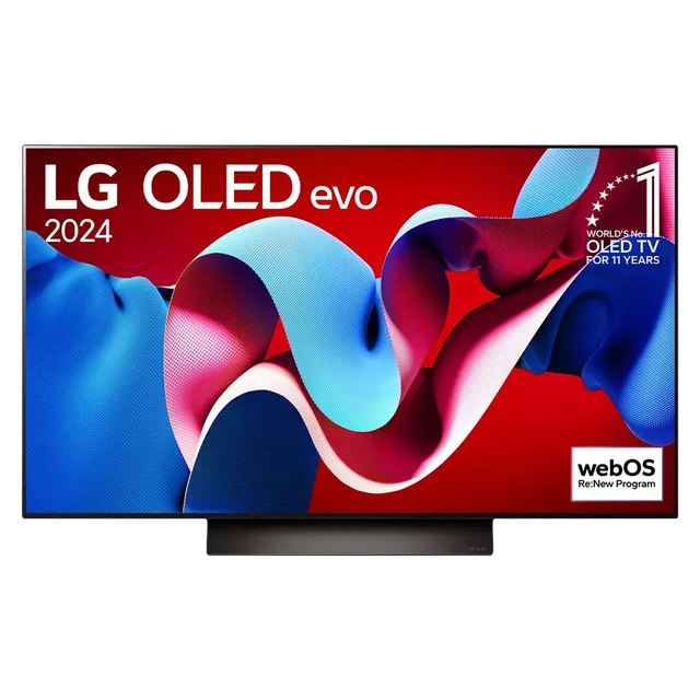 LG OLED TV 121 cm (48 inches) OLED48C46LA Black | A9 GEN7 AI 4K Processor,DOLBY VISION, DTS, Virtual:9.1.2 up mix Surround Sound