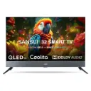 Sansui QLED TV 80 cm (32 inches) JSS32CSQLED Black | OS: Coolita 3.0, Quad core Processor, HD QLED display, ARC, Screen Cast, Soun