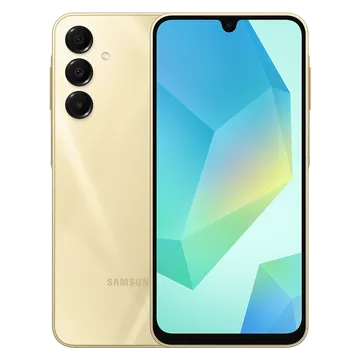 Samsung Android Smartphone A16 5G (6 GB RAM, 128GB Storage/ROM) A166P Gold
