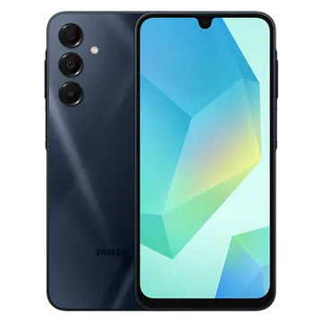 Samsung Android Smartphone A16 5G (6 GB RAM, 128GB Storage/ROM) A166P Blue Black