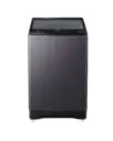 Haier Top Load Automatic Washing Machine 8.0 Kg 5 Star Heater HWM80-H826S6 Dark Jade Silver | In Built Heater; Strom Pulsator with 5D tech, Oceanus Wave, Black glass lid