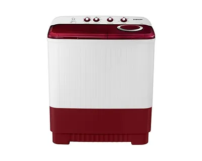 Samsung Semi Automatic Washing Machine 11.5 Kg 5 Star WT11A4600RR/TL Light Grey | ‎Auto Restart, 5 Star Rated, Magic Filter, Air Turbo Technology, Air Turbo-Dry f