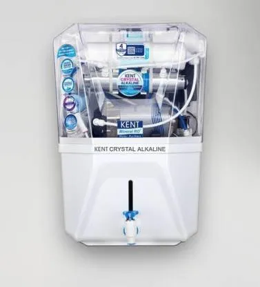 Kent Water Purifier RO 11 Litre Crystal Alkaline RO + UV +UF +TDS + Alkaline + UV (ZWW) White