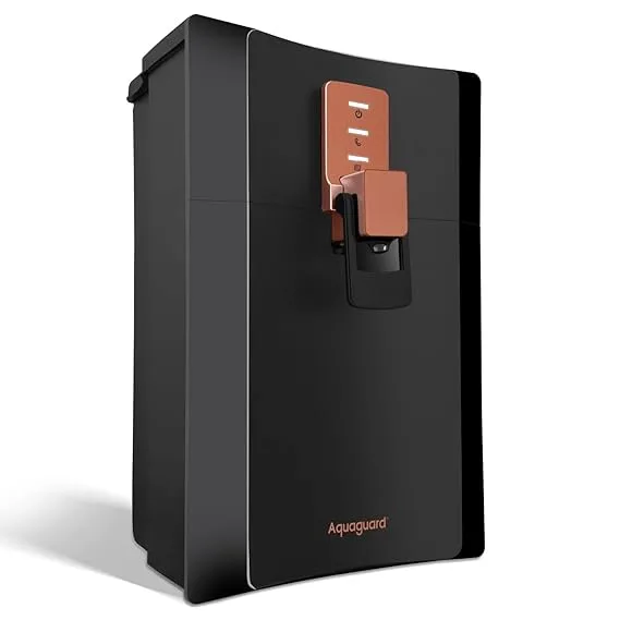 Eureka Forbes Water Purifier UV 5 Litre Aquaguard Enrich Superio UV+UF+SS 2X Black & Metallic Copper