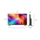 LG HD LED TV 81 cm (32 inches) 32LR686 Black | 20W SOUND A5 GEN6 AI 4K PROCESSOR, Quick Card, LG ThinQ™ WebOS w/ Magic Remote