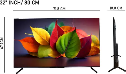 Panasonic HD LED TV 80 cm (32 inches) TH-32MS550DX Black | HD, 2KHDR, Vivid Digital Pro, Wide viewing angel,20W,Hotstar, Amazon Prime, YouT