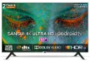 Sansui 4K Ultra HD TV 138 cm (55 inches) Android JSWG55GSUHD Black | Dolby Audio, Dts studio Sound, Google TV OS