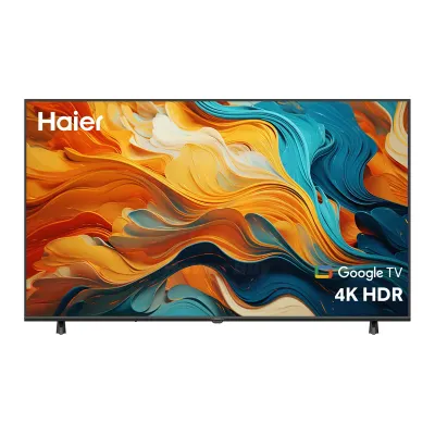Haier Full HD LED TV TV 109 cm (43 inches) Android H43K85FFX Black | Google TV, Bezel-Less, AI Smart Voice by Google Assistant, Dolby Audio, Hands Fr