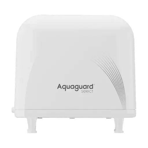 Eureka Forbes Water Purifier RO 8 Litre StgTank Aquaguard Select Designo UTC RO+UV Multi Source Water White