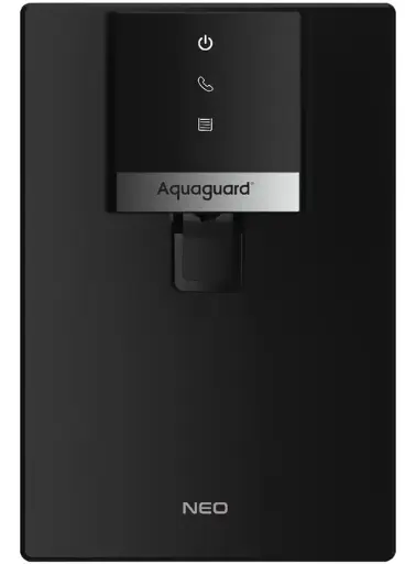 Eureka Forbes Water Purifier RO 6.2 Litre Aquaguard NEO WS RO+UV Stg Tank ABS Multi Source Black