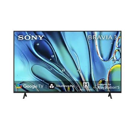 Sony 4K Ultra HD TV 126 cm (50 inches) Bravia 3 K-50S30 Black | 2- Connectivity: 4 HDMI ports to connect set top box, Blu Ray players, gaming co